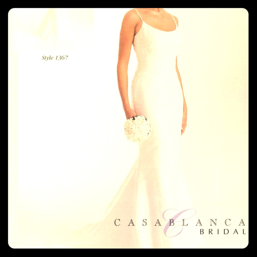 Beautiful ivory wedding dress